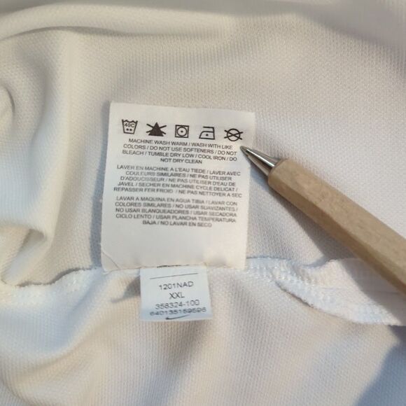 Vanderbilt Commodores Nike Mens XXL White Golf Polo Short Sleeve Performance - Picture 8 of 9